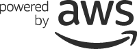 Powered by AWS logo